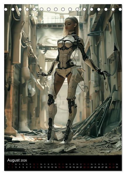 Produktbild: CYBER SISTERS (Tischkalender 2026 DIN A5 hoch), CALVENDO Monatskalender