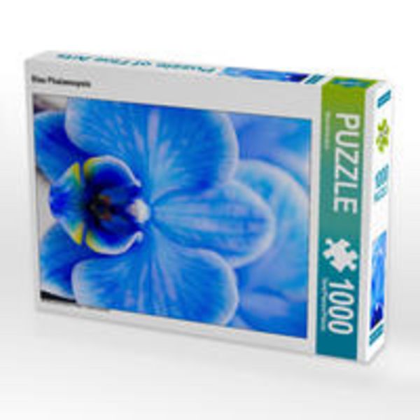 CALVENDO Puzzle Blau Phalaenopsis 1000 Teile Lege-Größe 48 x 64 cm Foto-Puzzle Bild von Nina Schwarze