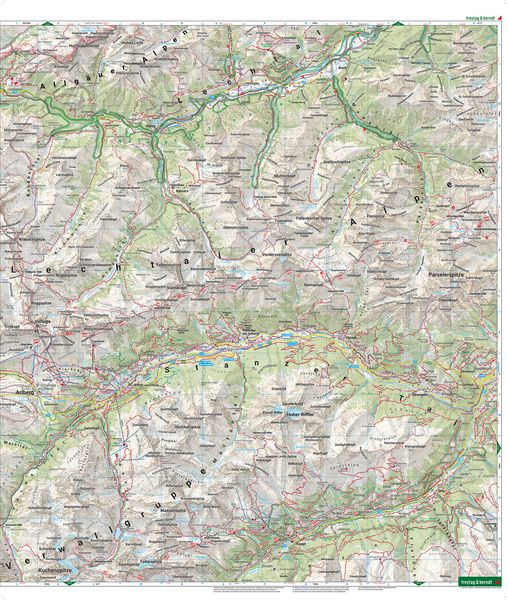 Produktbild: freytag & berndt Wanderkarte WK 5504 Arlberg, Lech 1:35.000