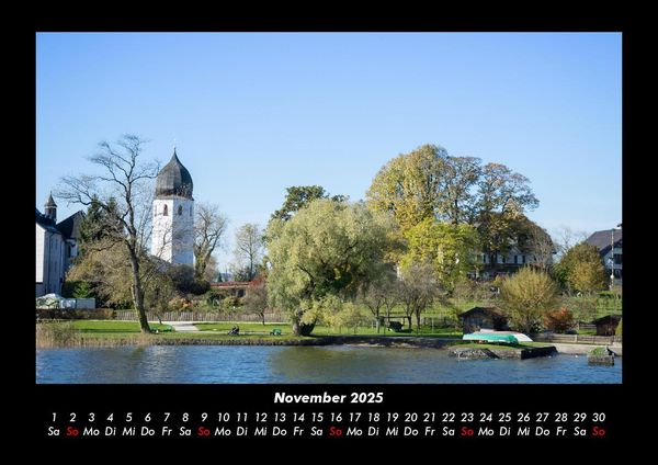 Produktbild: Die Seen der Erde 2025 Fotokalender DIN A3