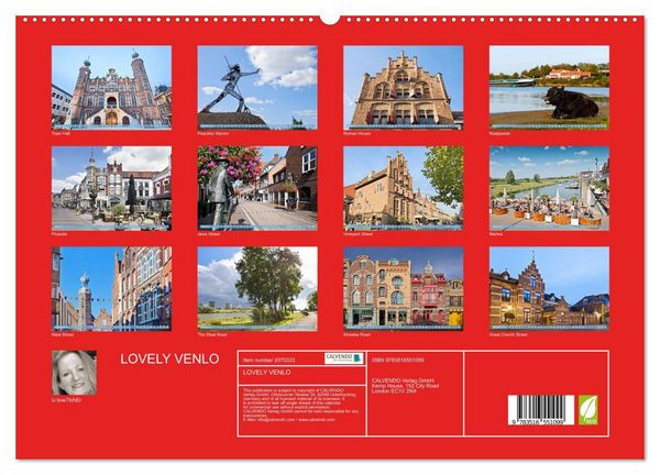 Produktbild: LOVELY VENLO (High Quality Premium Wall Calendar 2026 DIN A2 landscape),CALVENDO 12 Month Wall Calendar