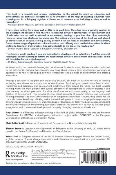 Produktbild: Education, Learning and the Transformation of Development
