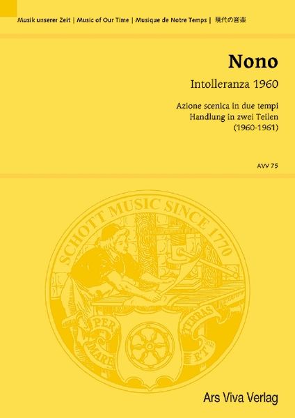 Produktbild: Intolleranza 1960