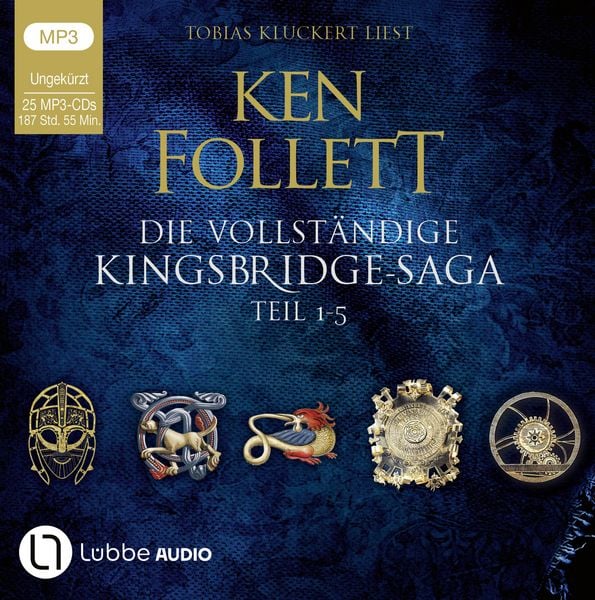Die vollständige Kingsbridge-Saga - Ken Follett, CD, 9783785786864