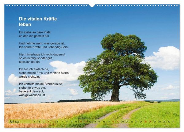 Produktbild: Im Rhythmus der Jahreszeiten und des Kirchenjahres (Wandkalender 2026 DIN A2 quer), CALVENDO Monatskalender