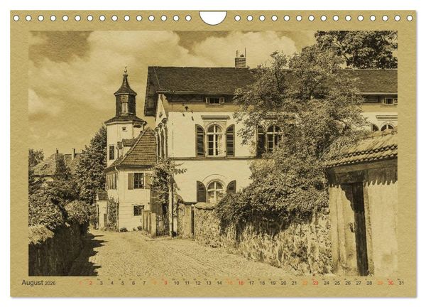 Produktbild: Radebeul - Ein Kalender im Zeitungsstil (Wandkalender 2026 DIN A4 quer), CALVENDO Monatskalender