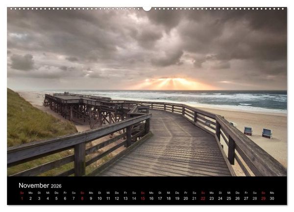 Produktbild: SYLT hinter den D&uuml;nen (hochwertiger Premium Wandkalender 2026 DIN A2 quer), Kunstdruck in Hochglanz