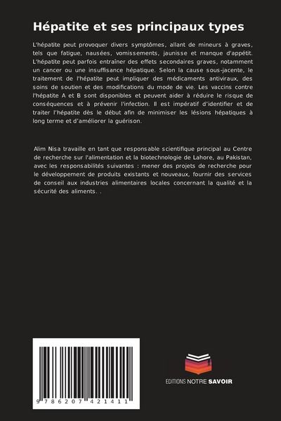 Produktbild: H&eacute;patite et ses principaux types