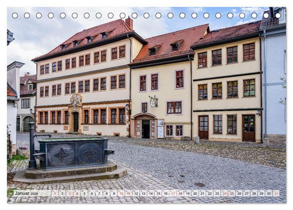 Produktbild: Rudolstadt Impressionen (Tischkalender 2026 DIN A5 quer), CALVENDO Monatskalender