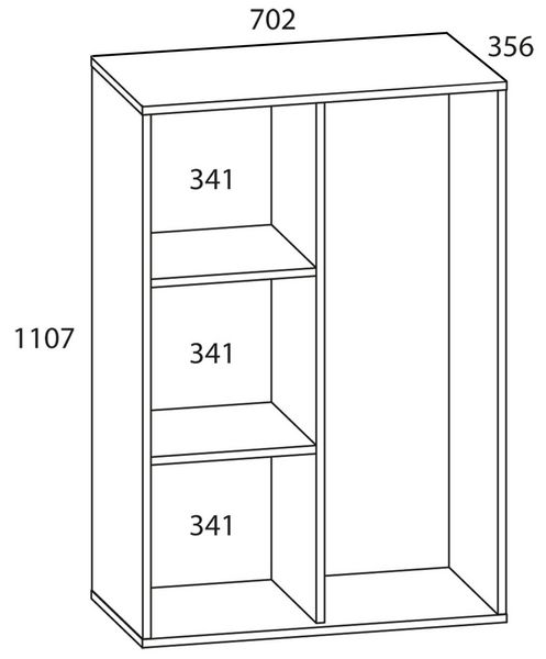 Produktbild: Holz Besenschrank Staubsauger Putzschrank Lona L