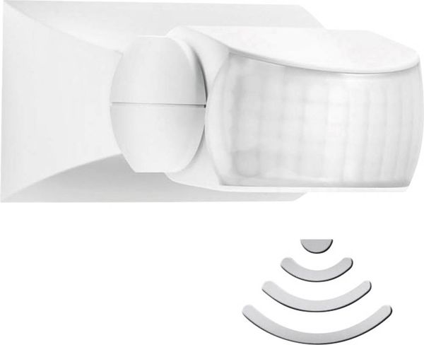 Produktbild: Steinel 600310 Decke, Wand PIR-Bewegungsmelder 120&deg; Relais Wei&szlig; IP54