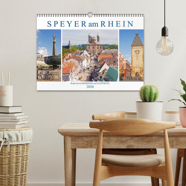 Produktbild: Speyer am Rhein. Rund um Kaiserdom und Altp&ouml;rtel (Wandkalender 2026 DIN A3 quer), CALVENDO Monatskalender