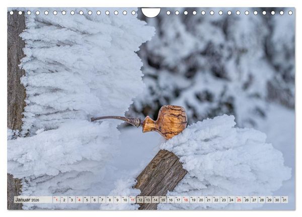 Produktbild: Tabakpfeifenkunst (Wandkalender 2026 DIN A4 quer), CALVENDO Monatskalender