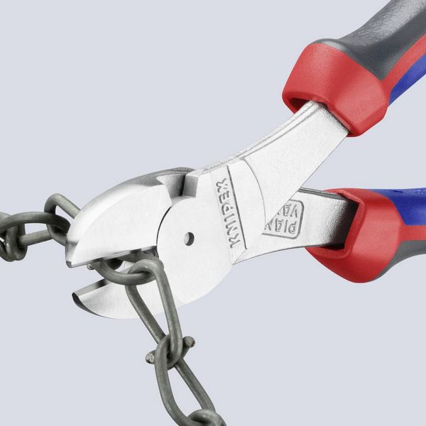 Produktbild: Knipex 74 05 180 Werkstatt Kraft-Seitenschneider mit Facette 180mm