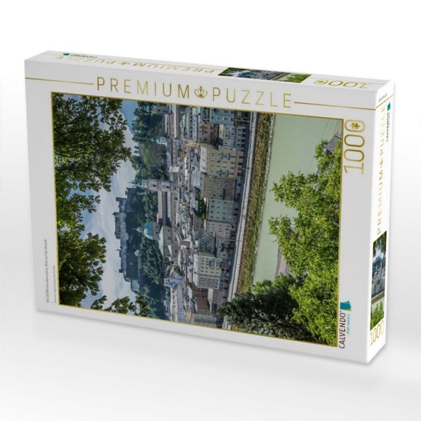 Produktbild: CALVENDO Puzzle SALZBURG Wundersch&ouml;ner Blick auf die Altstadt | 1000 Teile Lege-Gr&ouml;&szlig;e 64x48cm Foto-Puzzle f&uuml;r gl&uuml;ckliche Stunden