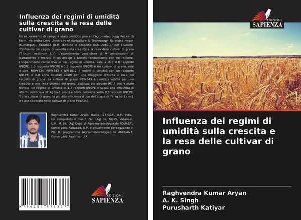 Produktbild: Influenza dei regimi di umidit&agrave; sulla crescita e la resa delle cultivar di grano