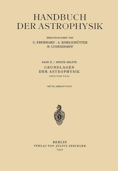 Produktbild: Grundlagen der Astrophysik