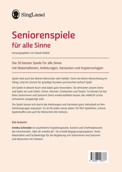 Produktbild: Die besten Seniorenspiele f&uuml;r alle Sinne