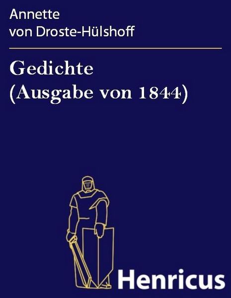Produktbild: Gedichte (Ausgabe von 1844)