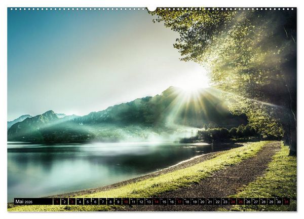 Produktbild: Alpen und Seen (Wandkalender 2026 DIN A2 quer), CALVENDO Monatskalender