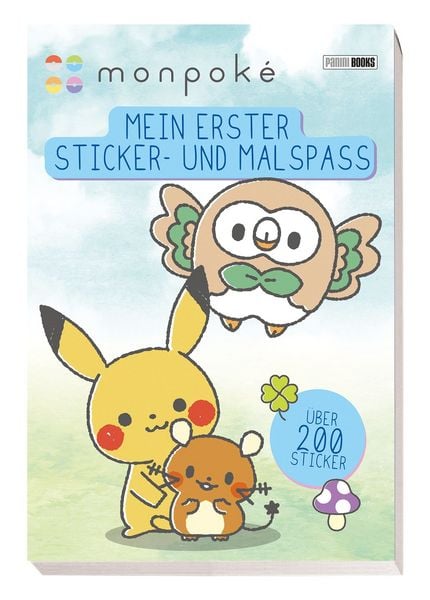 Produktbild: monpok&eacute;: Mein erster Sticker- und Malspa&szlig;