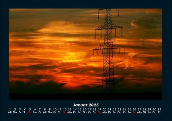 Produktbild: Sonnenunterg&auml;nge 2025 Fotokalender DIN A4