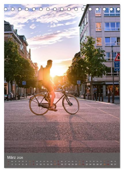 Produktbild: Fahrradfahren (Tischkalender 2026 DIN A5 hoch), CALVENDO Monatskalender