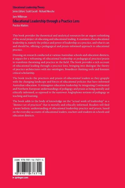 Produktbild: Educational Leadership through a Practice Lens