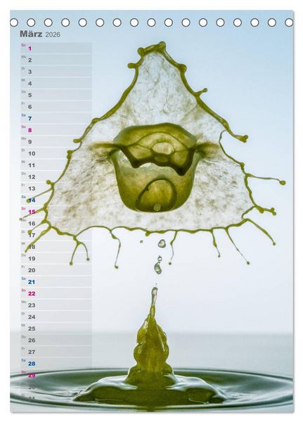 Produktbild: Farbenfreudig (Tischkalender 2026 DIN A5 hoch), CALVENDO Monatskalender