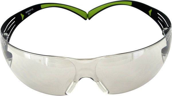 Produktbild: Schutzbrille SecureFit-SF400 EN 166,EN 172 B&uuml;gel schwarz gr&uuml;n,Scheibe I/O PC 3M