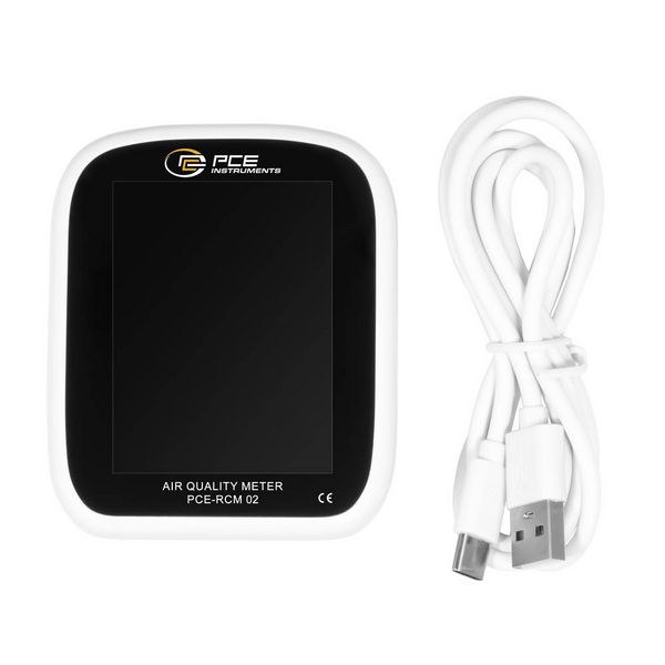 Produktbild: PCE Instruments Feinstaub-Messger&auml;t PCE-RCM 02 Luftfeuchtigkeit, Temperatur, Feinstaub, Luftpartikel mit Temperaturmessfunktion