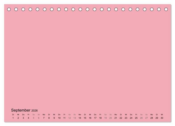 Produktbild: DIY Bastel-Kalender -Warme Pastell Farben- Zum Selbstgestalten (Tischkalender 2026 DIN A5 quer), CALVENDO Monatskalender