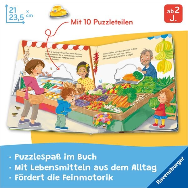 Produktbild: Mein gro&szlig;es Puzzle-Spielbuch - Das essen wir heute