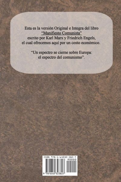 Produktbild: Manifiesto Comunista