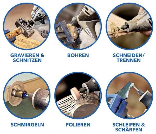 Produktbild: Dremel Weihnachts-Geschenkset Dremel 4250-1/35 Sonderedition F.013.425.0KA Multifunktionswerkzeug 175 W