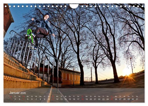 Produktbild: THIS IS SKATEBOARDING 2026 (Wandkalender 2026 DIN A4 quer), CALVENDO Monatskalender