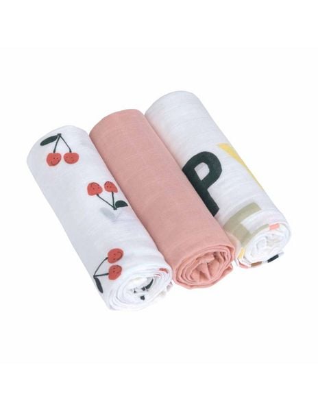 Produktbild: Heavenly soft Swaddle L Happy Fruits Cherry