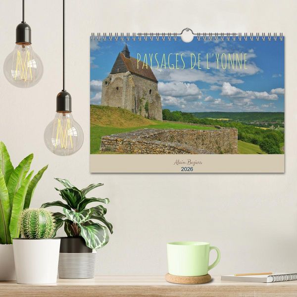 Produktbild: Paysages de l'Yonne (Calendrier mural 2026 DIN A4 vertical), CALVENDO calendrier mensuel