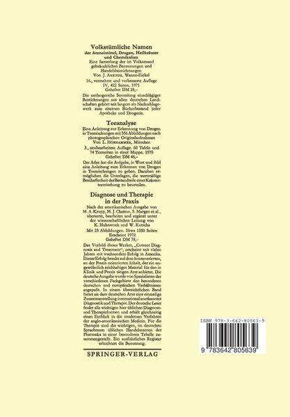 Produktbild: Chemikalien und Drogen (Am &ndash; Ch)