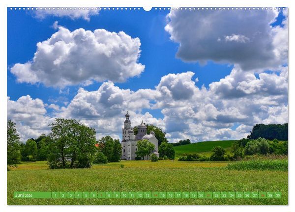 Produktbild: Romantische Kirchen und Kapellen (Wandkalender 2026 DIN A2 quer), CALVENDO Monatskalender