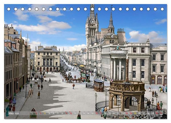 Produktbild: Scotland around 1900 - photos restored and colourised (Desk Calendar 2026 DIN A5 landscape), CALVENDO 12 Month DeskCalendar