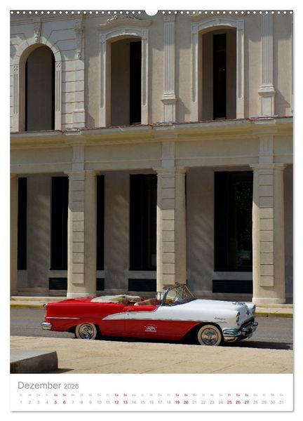 Produktbild: Old Cars of Cuba (Wandkalender 2026 DIN A2 hoch), CALVENDO Monatskalender