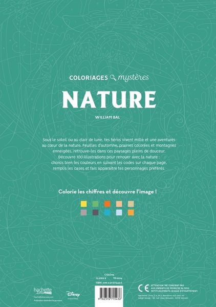 Produktbild: Nature : coloriages myst&egrave;res Disney