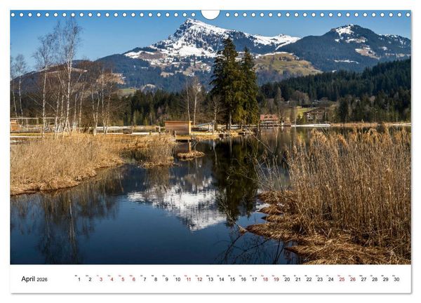 Produktbild: Kitzb&uuml;hel, Sportstadt und Wanderparadies (Wandkalender 2026 DIN A3 quer), CALVENDO Monatskalender