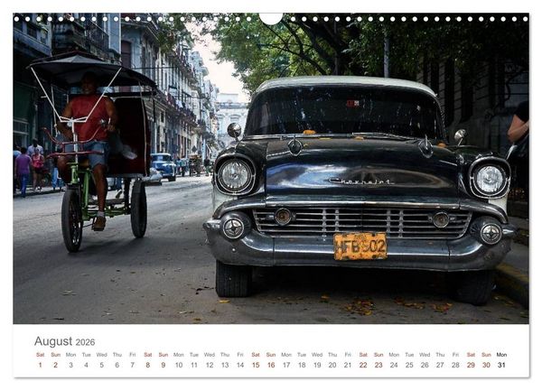 Produktbild: Cuban Cars (Wall Calendar 2026 DIN A3 landscape), CALVENDO 12 Month Wall Calendar
