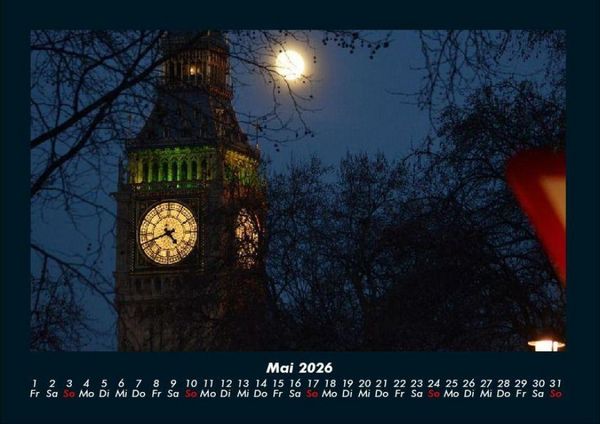 Produktbild: London - Impressionen 2026 Fotokalender DIN A4