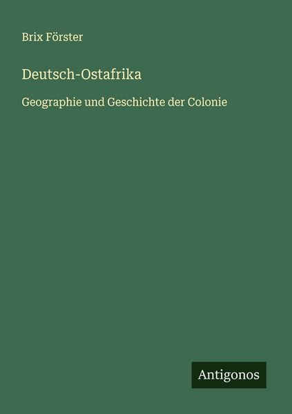 Produktbild: Deutsch-Ostafrika