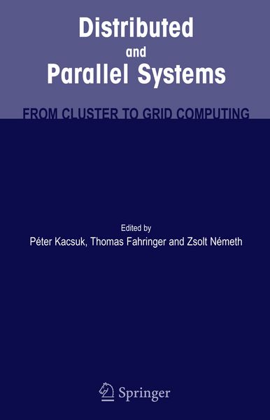 Produktbild: Distributed and Parallel Systems