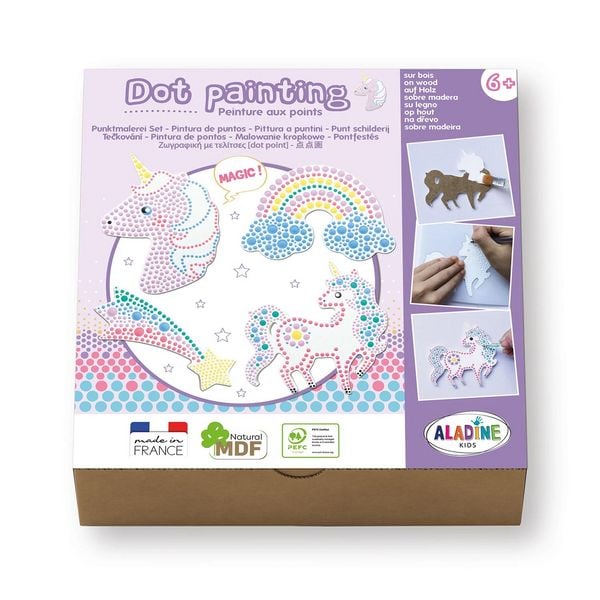 Produktbild: ALADINE - Punktmalerei Set Einhorn