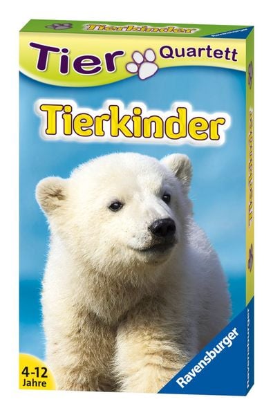 Produktbild: Tierquartett Tierkinder - Kartenspiel ab 4 Jahre